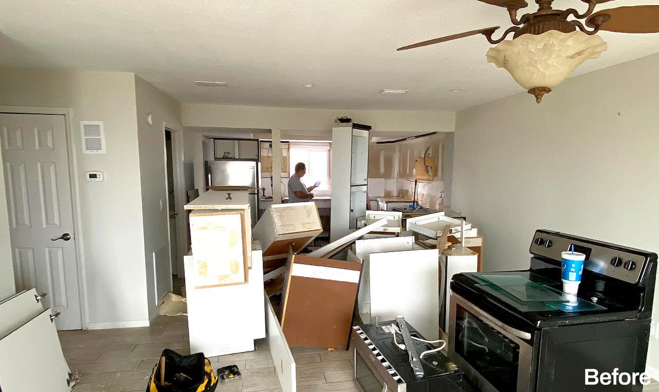 complete Spencer for hire Home Remodel redoing entire kitchen